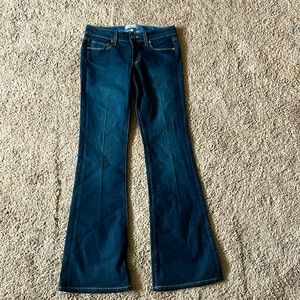Paige Dark Blue Denim Jeans